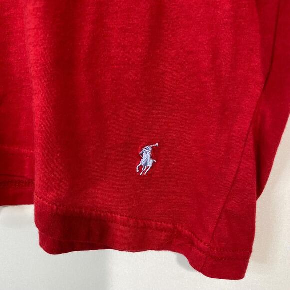 Ralph Lauren Men’s Tennis Tee Short Sleeve Shirt Red Size 2X EUC - Picture 3 of 6